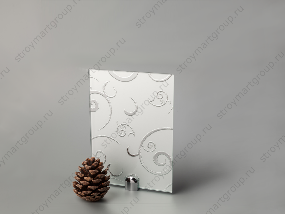  CLEAR SILVER MIRROR (AM-77)  4mm  (1830*2440) (267,910) "ВИНТАЖ"